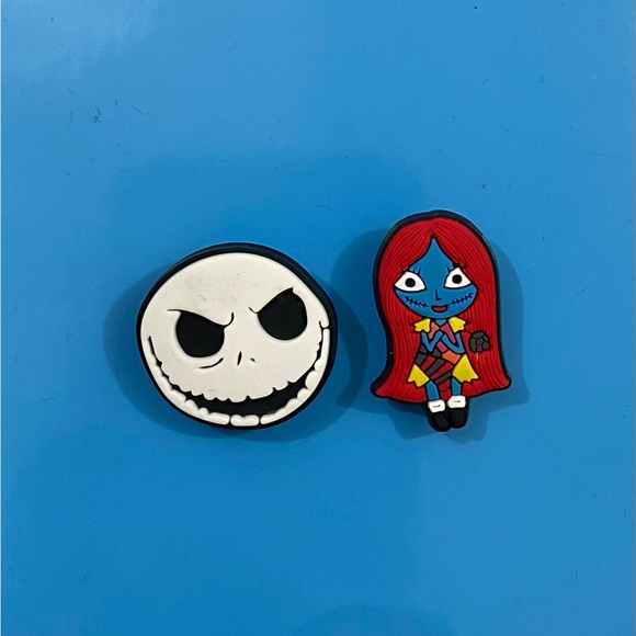 5/$10 Jack and Sally Shoe Charm - Picture 1 of 1